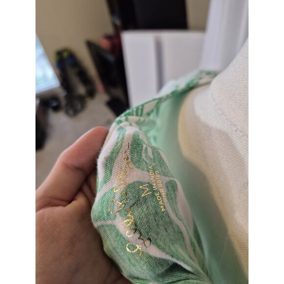 Lilly Pulitzer Spearmint Oversized Kiss My Tulips Lidia Shift Dress Medium - Picture 8 of 8